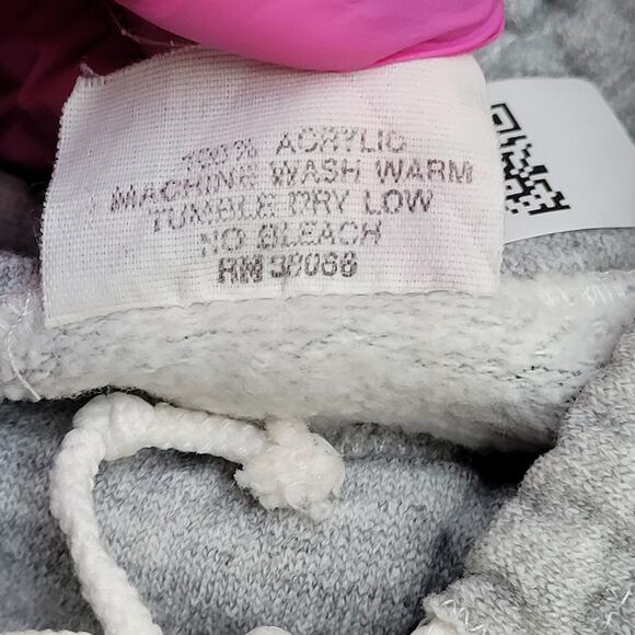 Vintage 80s Blank Crop Sweatshirt Teens Medium 18x17 Baggy - Picture 7 of 10